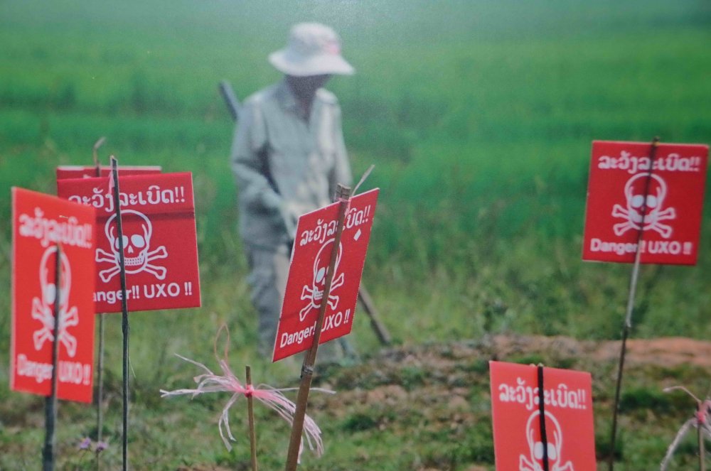 Blindgänger (UXO-Museum Luang Prabang)