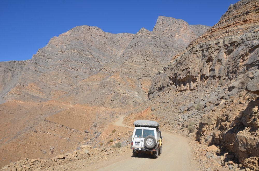 Gebirgspisten durch Musandam