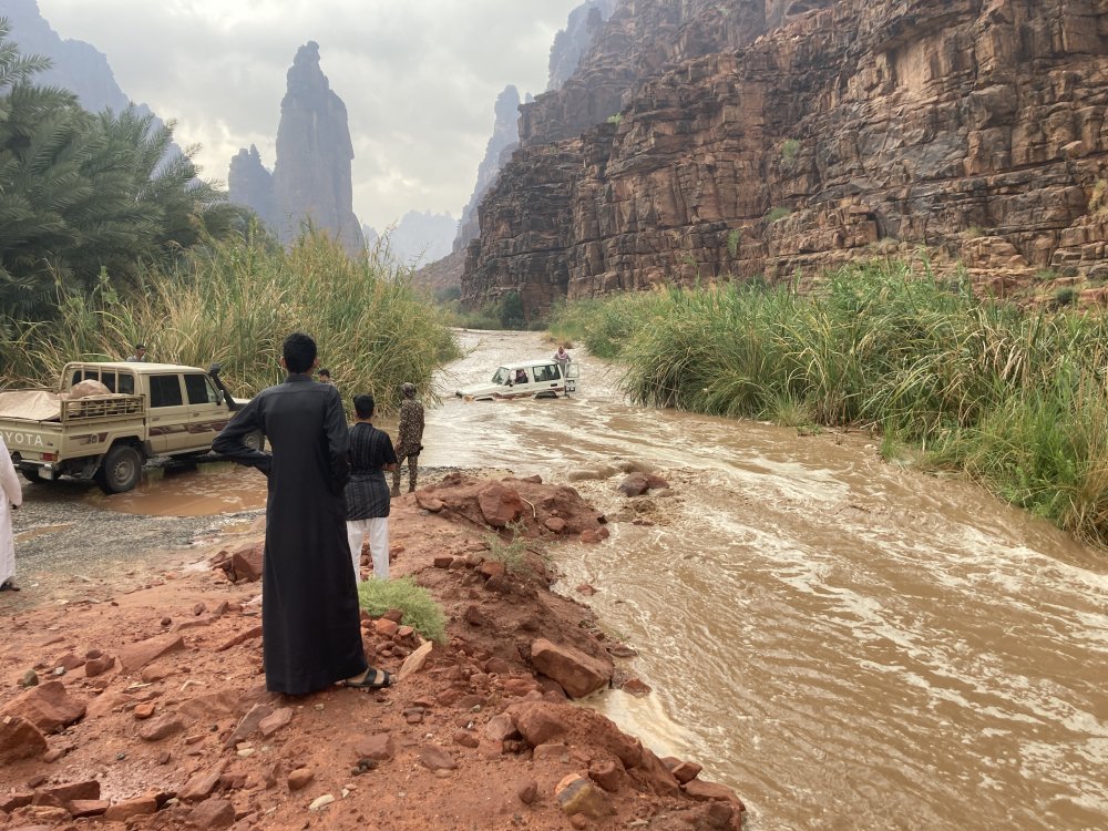 Flucht aus dem Wadi