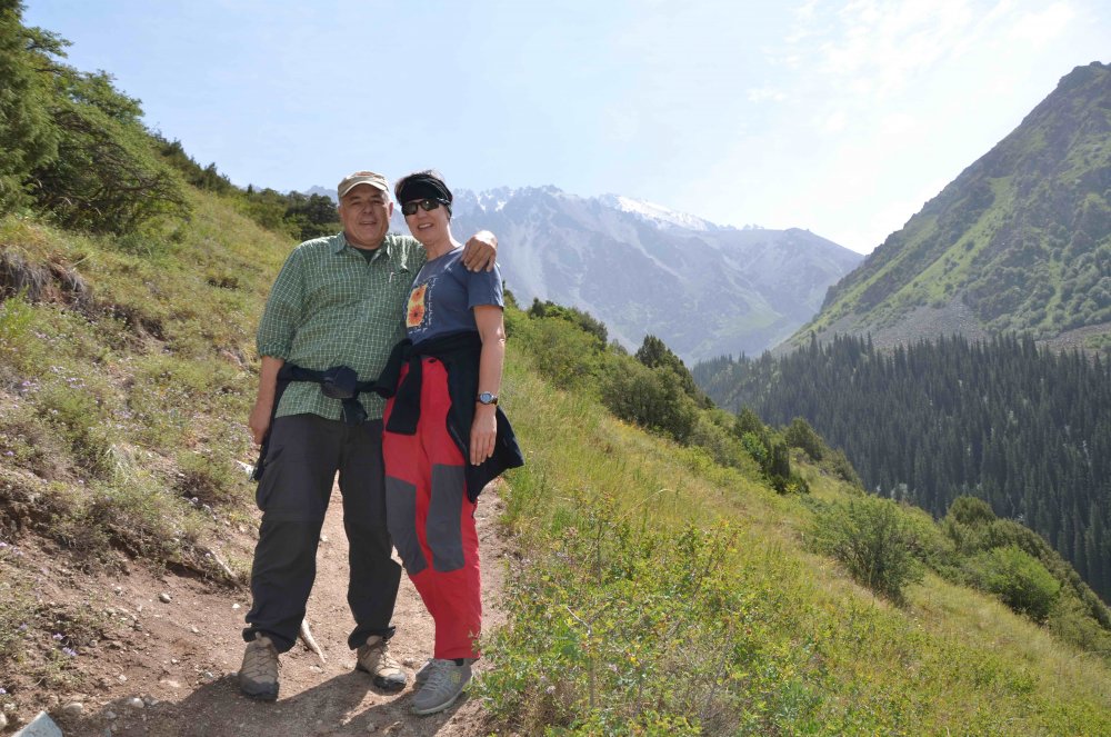 Ankunft in Kirgisien Ankunft in Kirgisien