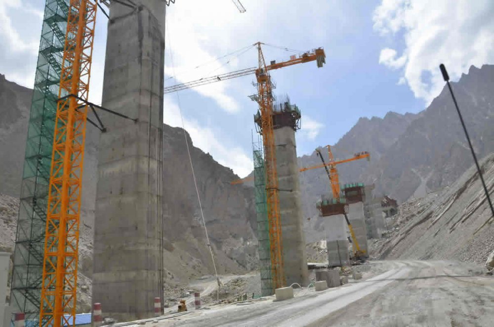 Baustelle Karakorum Highway